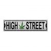 High street - metalen bord