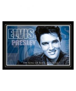 The King Elvis Presley - metalen bord