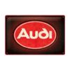 Audi logo - metalen bord