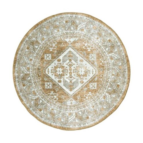 Azad vloerkleed vintage rond