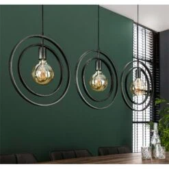 Bellamy 3-lichts hanglamp industrieel