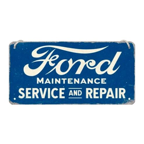 Ford service & repair 10cm x 20cm- metalen bord