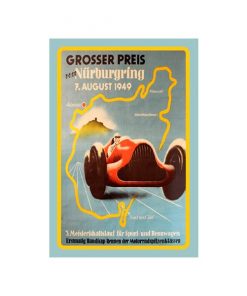 Nurburging 1949 - metalen bord