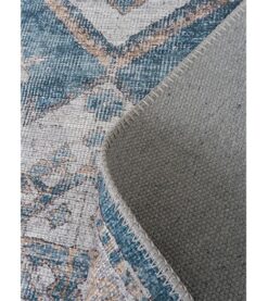 Zareen vloerkleed vintage rechthoek blauw 2