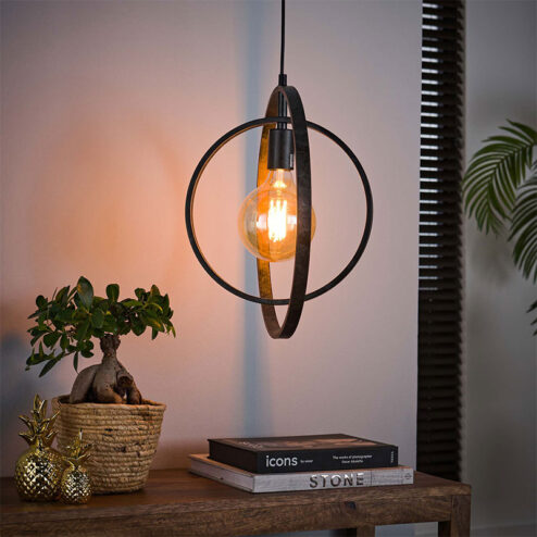 Bellamy 1 lichts hanglamp industrieel