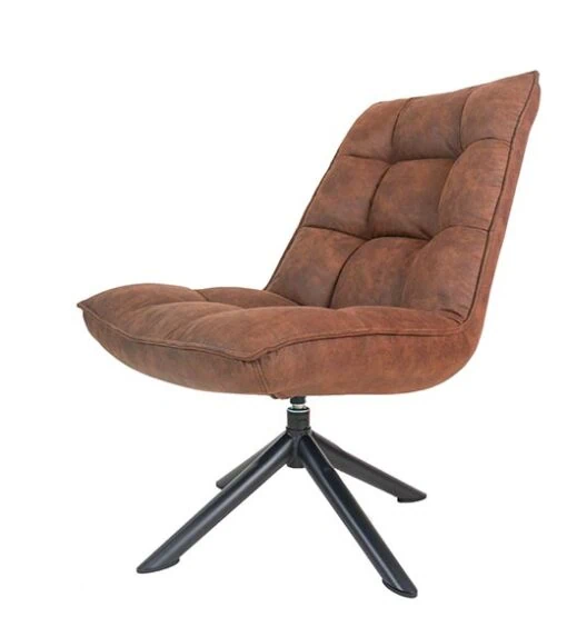 Adaline microvezel fauteuil cognac