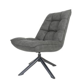 Adaline microvezel fauteuil grijs