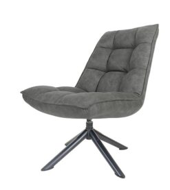 Adaline microvezel fauteuil grijs