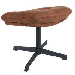 Adaline microvezel hocker cognac