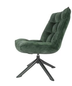 Adaline velvet fauteuil army groen