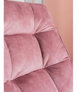 Adaline velvet fauteuil roze