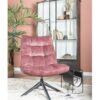 Adaline velvet fauteuil roze