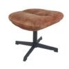 Adaline velvet hocker bruin