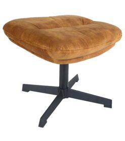 Adaline velvet hocker goud