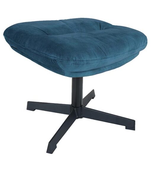 Adaline velvet hocker petrol