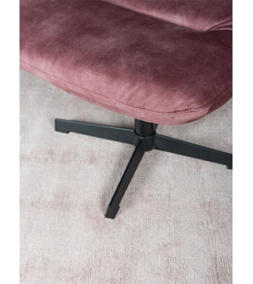Adaline velvet hocker roze