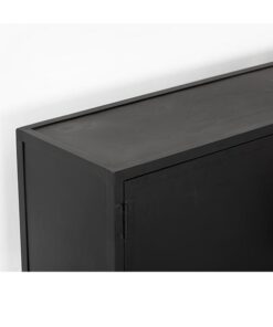 Axilon tv meubel industrieel zwart metaal
