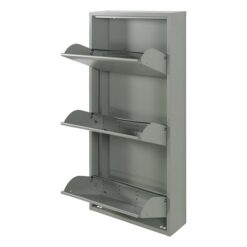 Pippen industrieel schoenenkast 3 lade groen metaal