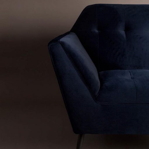 Dutchbone lounge fauteuil Kate blauw