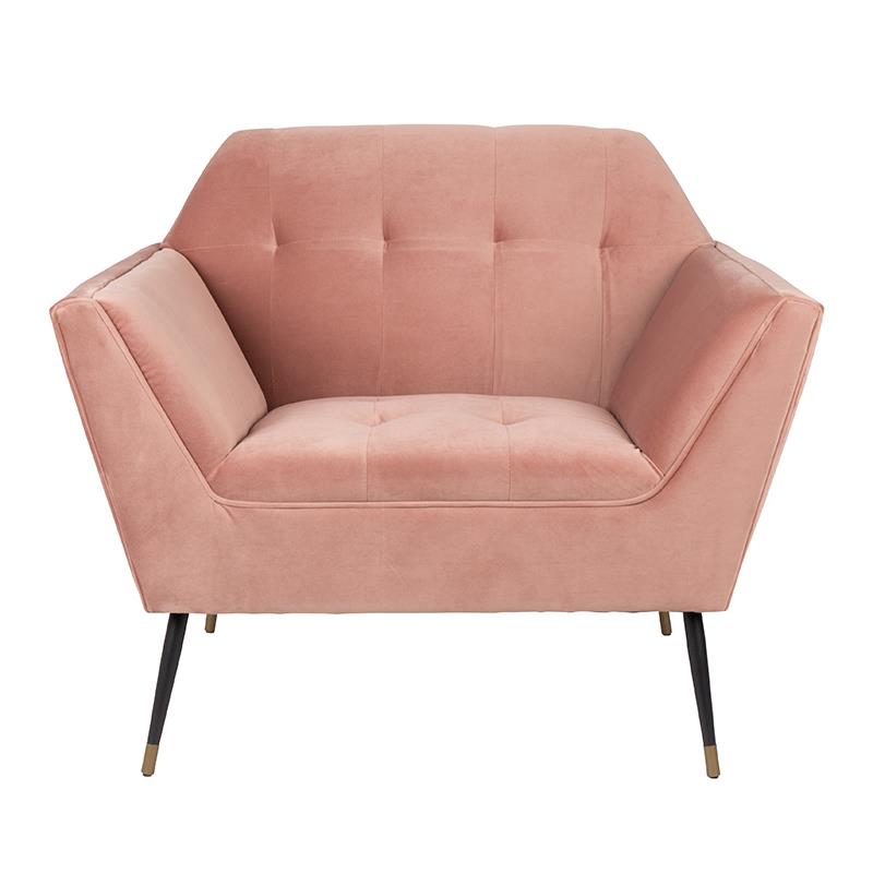 Ongeldig geur Beschrijvend Dutchbone lounge fauteuil Kate roze 