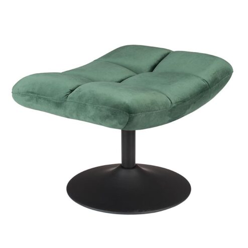 Dutchbone Hocker Bar Velvet Groen