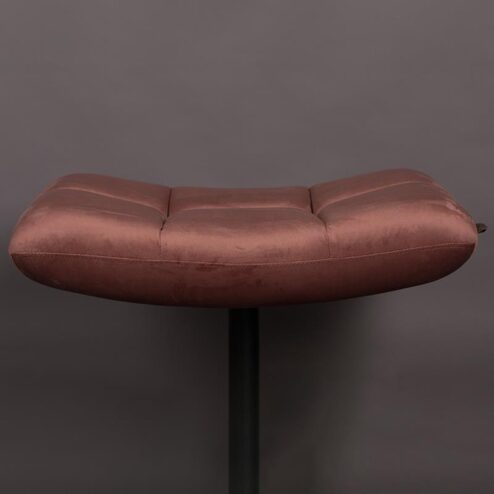 Dutchbone Hocker Bar Velvet Roze-1