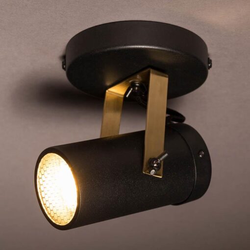 Dutchbone Scope Spot 1 Zwart