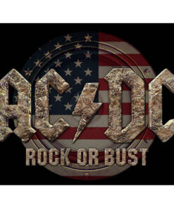 AC/DC Rock - metalen bord