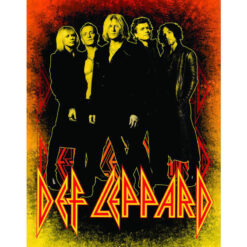 Def Leppard - metalen bord