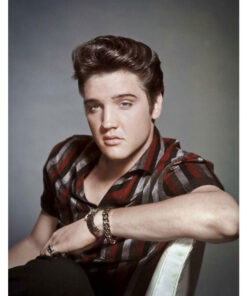 Elvis Presley portret - metalen bord