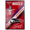 Ford Mustang muscle - metalen bord