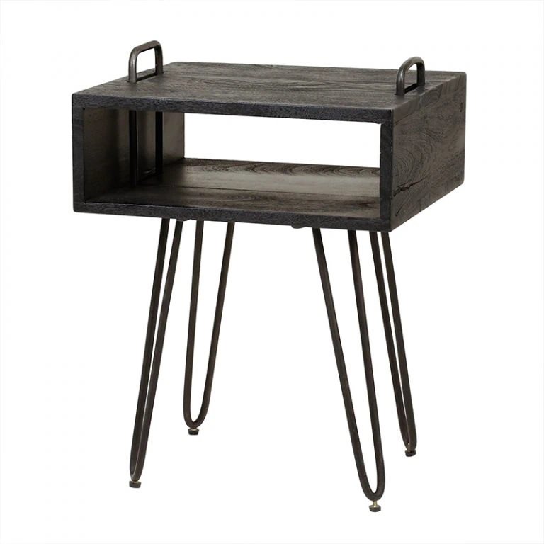 Lanco nachtkastje industrieel 40cm