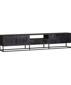 Morada tv meubel industrieel zwart 240cm