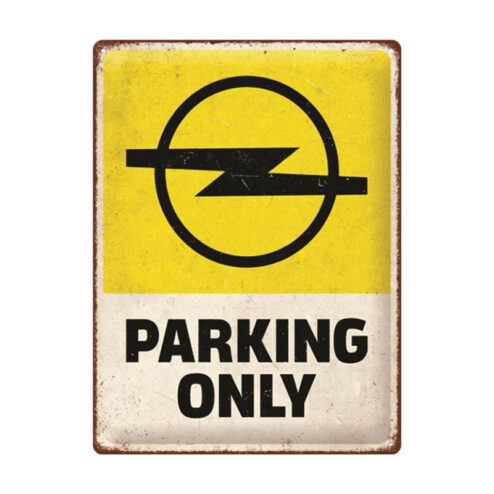 Opel Parkeerbord - metalen bord