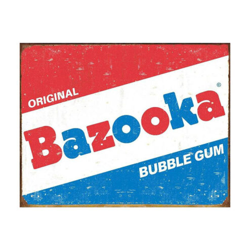 Original Bazooka - metalen bord