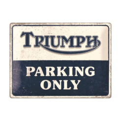 Triumph Parkeerbord - metalen bord