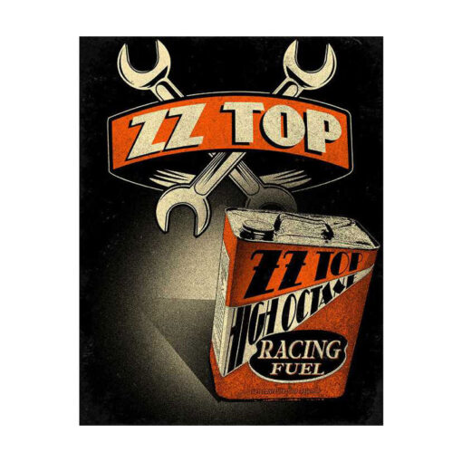 ZZTOP Racing Fuel - metalen bord