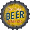 Ice Cold Beer - metalen bord