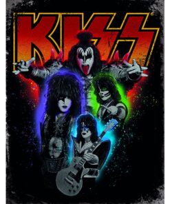 Kiss group - metalen bord