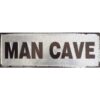 Man Cave XL - metalen bord