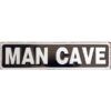 Man Cave zwart - metalen bord