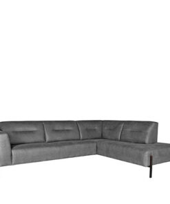 Bank Napoli 2.5-Zits + Ottomane Antraciet Micro Suede