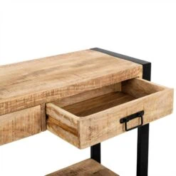 Britt sidetable industrieel mangohout 180cm