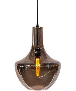 Lume Hanglamp 1-lichts smoke glas
