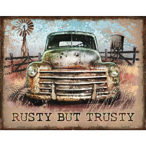 Rusty but Trusty metalen bord