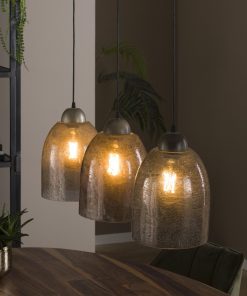 Stone sphere Hanglamp 3-lichts