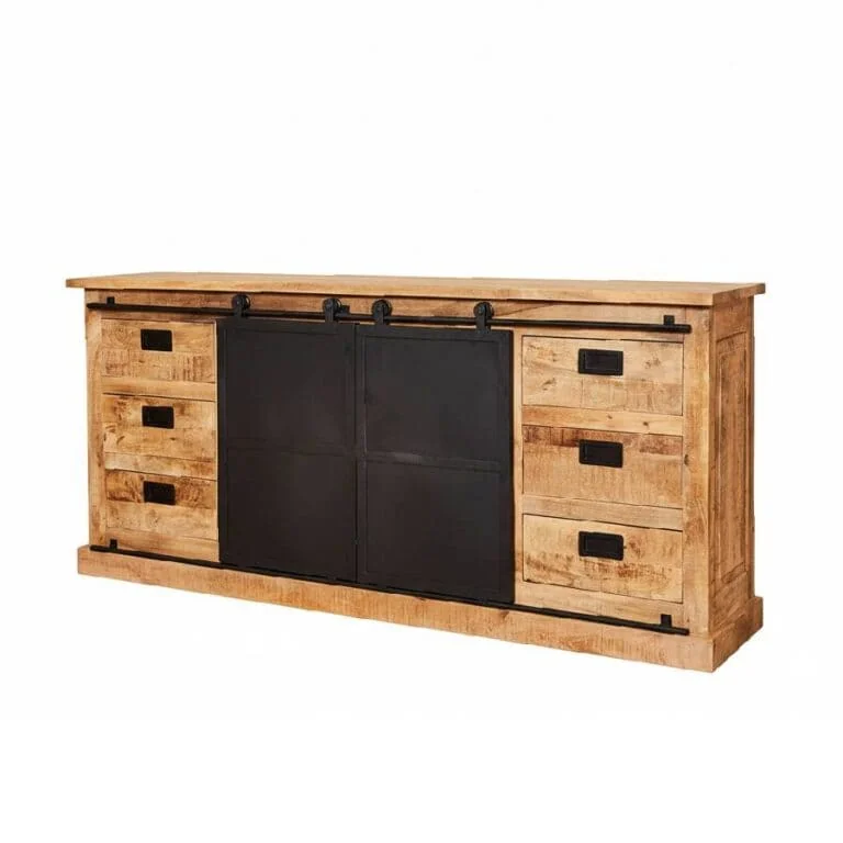 Dressoir mangohout Trenso - 200cm