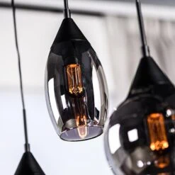 Spix Hanglamp 5-lichts smoke glas