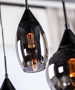 Spix Hanglamp 5-lichts smoke glas