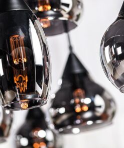 Spix Hanglamp 8-lichts smoke glas
